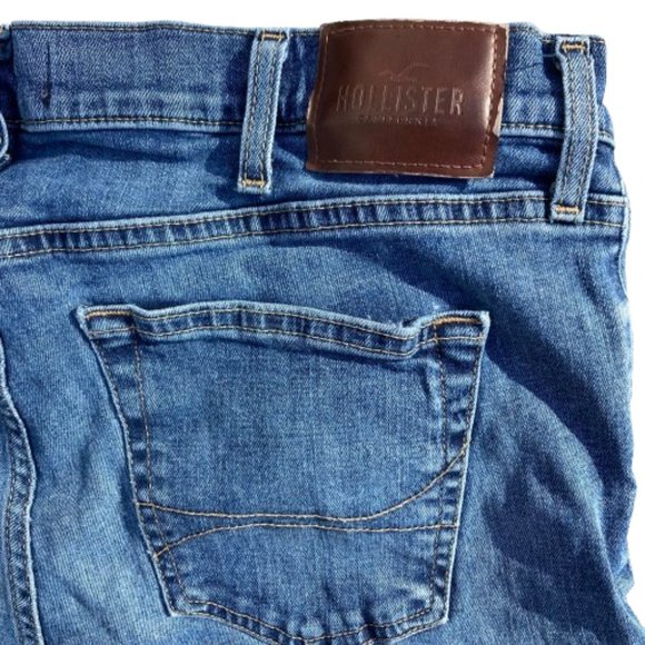 Hollister Men's 36x34 Jeans Classic Straight w Some Stretch, Medium Wash, EUC - Picture 9 of 9